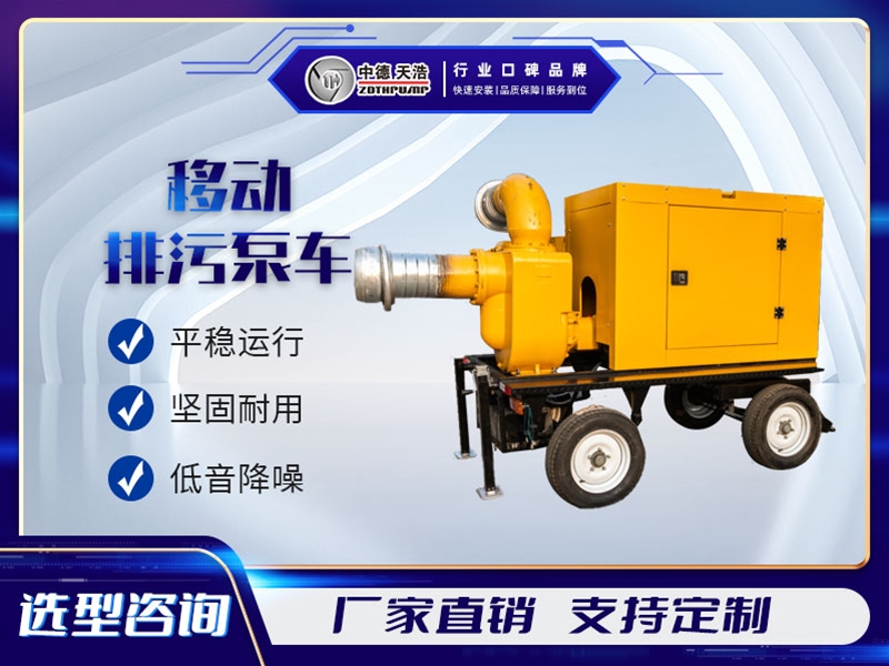 移動(dòng)排污泵車