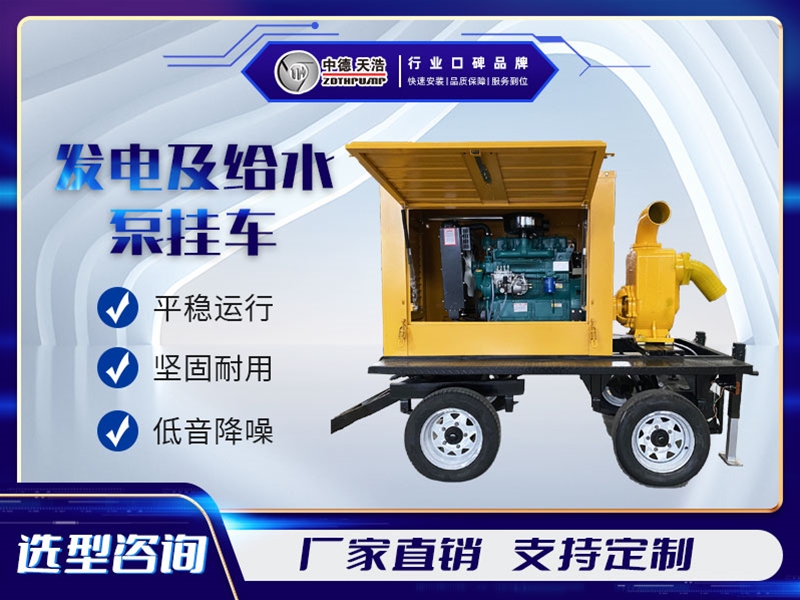 發(fā)電及給排水泵掛車